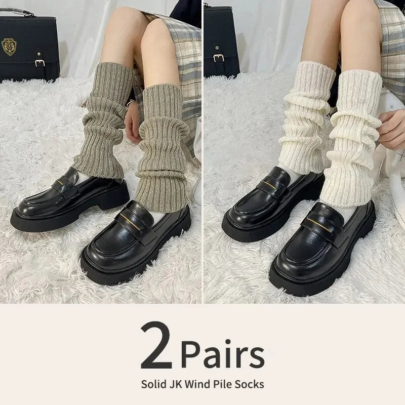 Polyester Elastane Acrylic Leg Warmers for Women