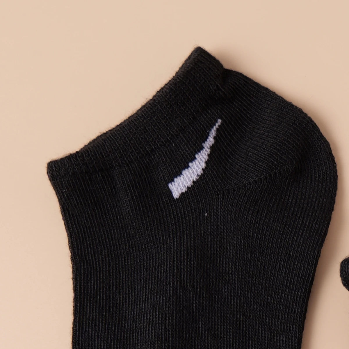 Polyester Elastane Ankle Socks Casual Knit Low Tube