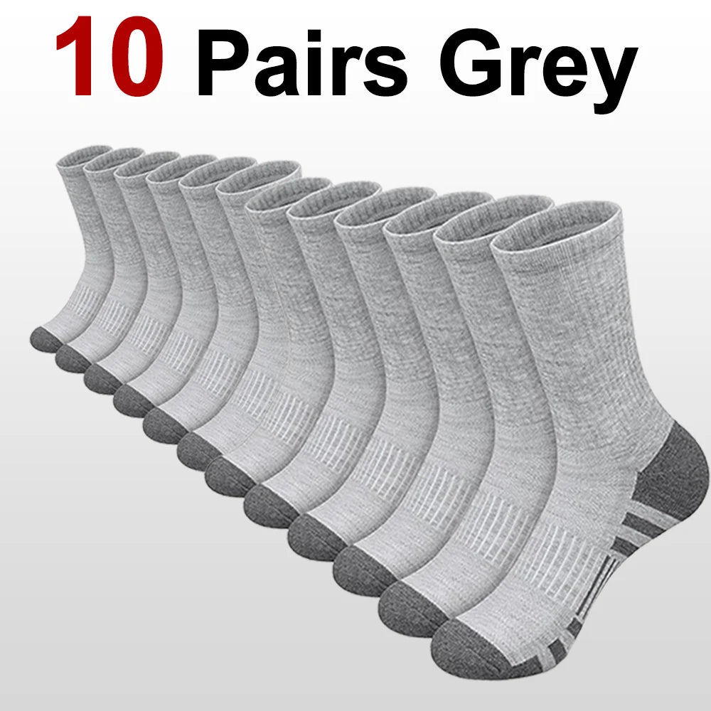 Polyester Spandex Breathable Athletic Crew Socks