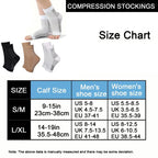 Nylon Spandex Ankle Compression Support Socks