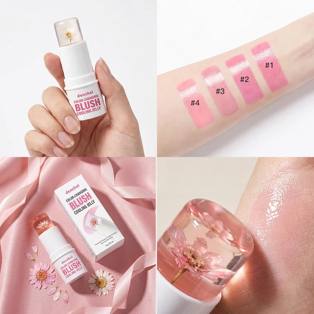 Color Changing Jelly Blush Stick For Lips And Cheeks