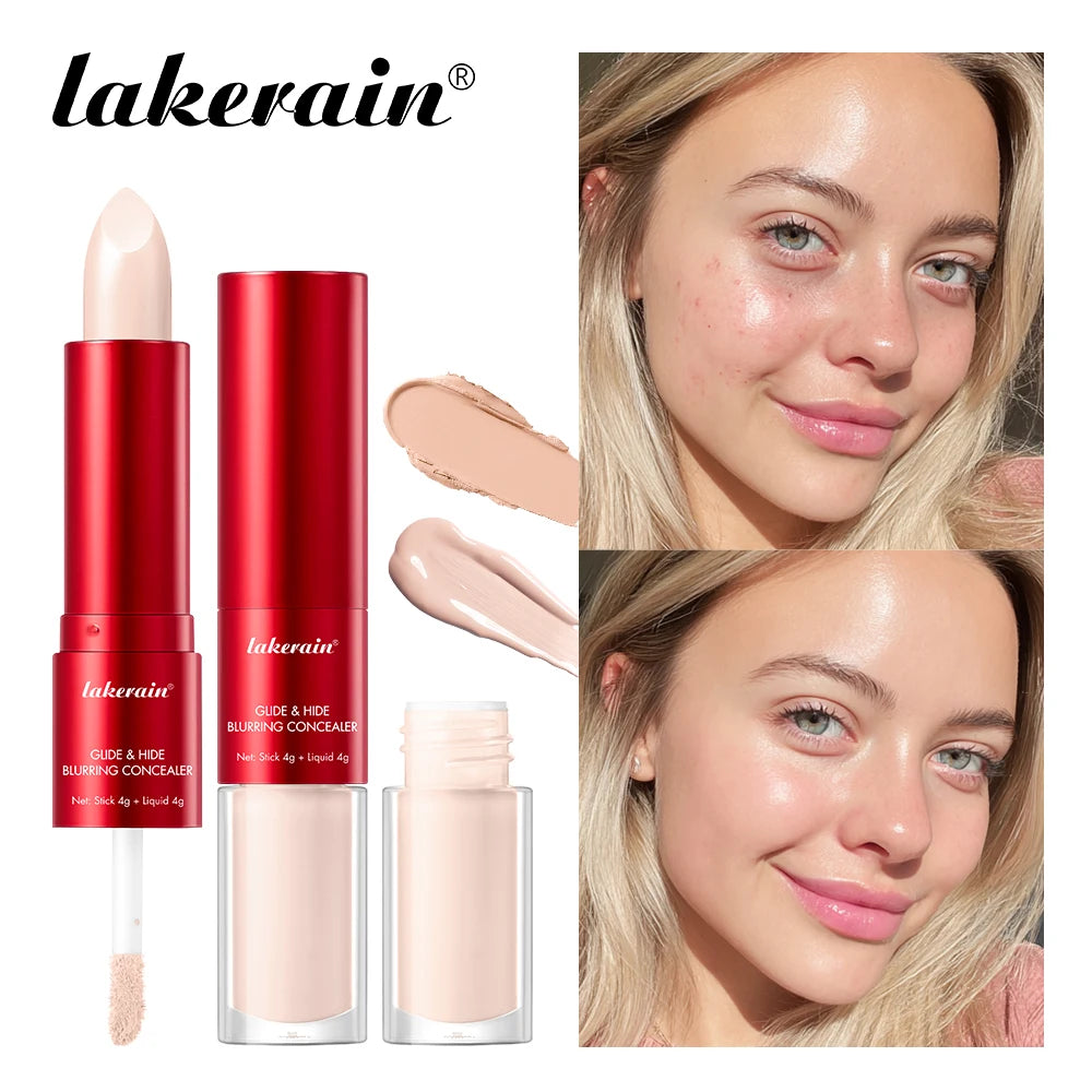 Dual Ended Liquid And Stick Blurring Concealer For Full Face Coverage