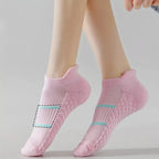 Polyester Elastane Striped Low Cut Sports Ankle Socks