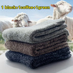 Polyester Elastane Knit Mid Calf Thermal Socks for Men