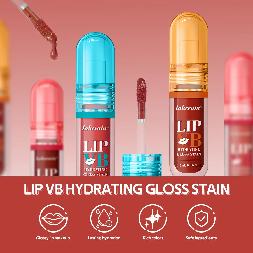 Hydrating Lip Gloss Stain Long Lasting Moisturizing Tint - 3