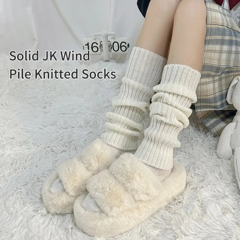 Polyester Elastane Acrylic Leg Warmers for Women