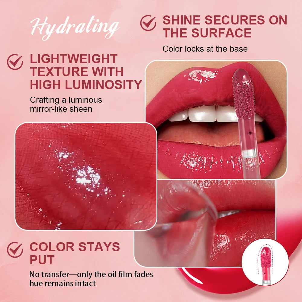 Mirror Shine Lip Gloss Moisturizing Hydrating Tint - 6