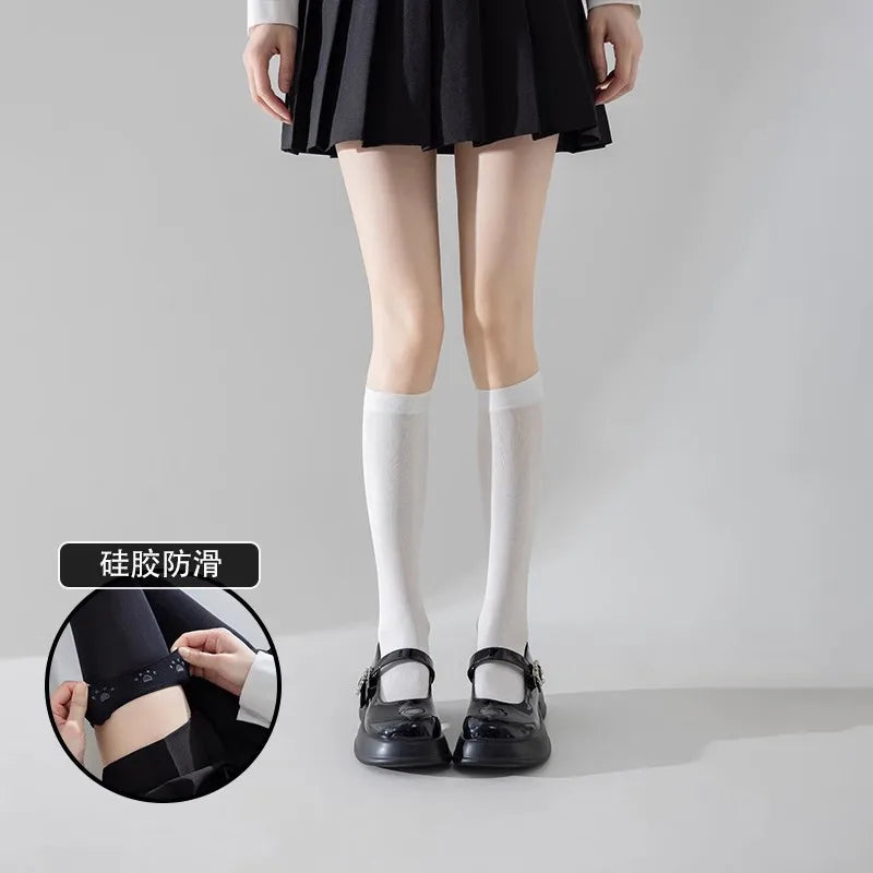 Polyester Thigh High Stockings Anti Slip Socks - 8