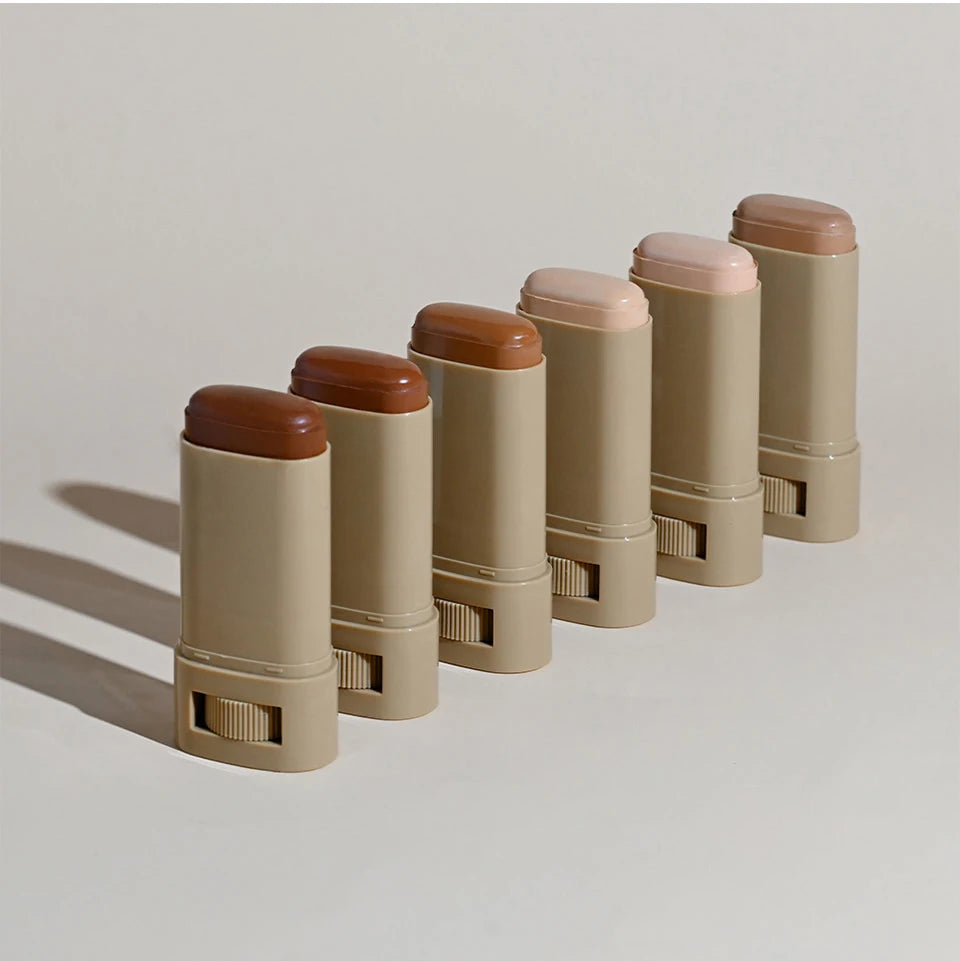 Foundation Stick and Pressed Powder Makeup Set - 18