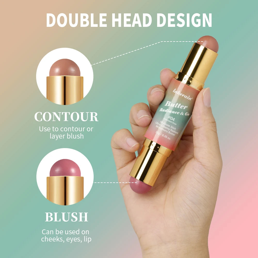 Double Ended Cream Bronzer and Blush Makeup Stick