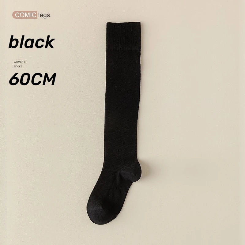 Polyester Nylon Knee High Stockings
