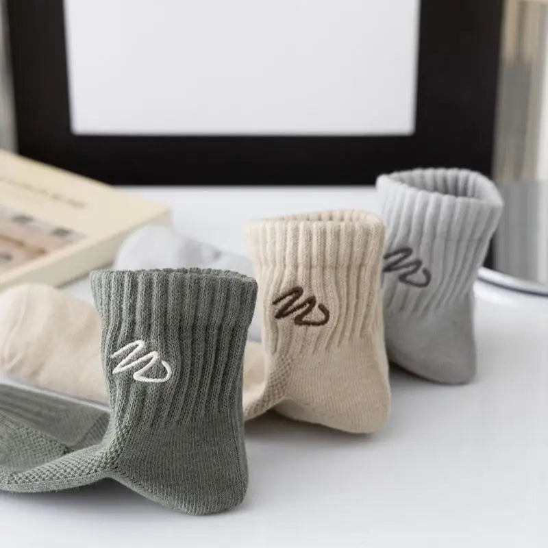 Polyester Elastane Crew Socks Multi Pack - 2