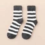 Polyester Elastane Warm Winter Crew Socks