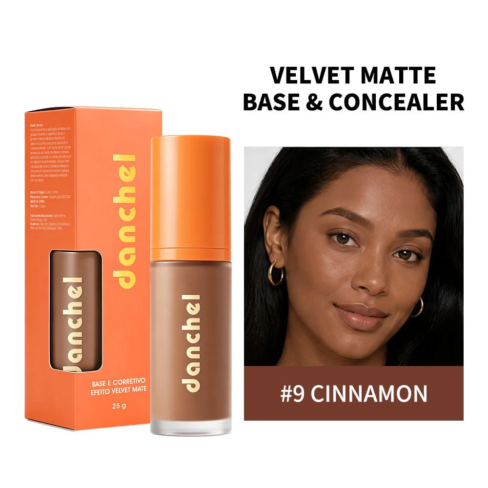 Liquid Foundation and Concealer Velvet Matte Finish