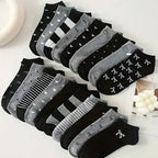 Polyester Elastane Low Cut Socks Multipack