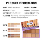8 Color Cream Concealer and Contour Makeup Palette