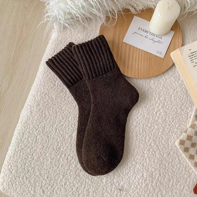 Thick Knitted Winter Socks for Women