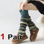 Polyester Bohemian Striped Leg Warmers