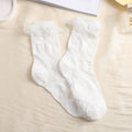 Polyester Lace Ruffle Lolita Socks Mid Tube Casual Wear