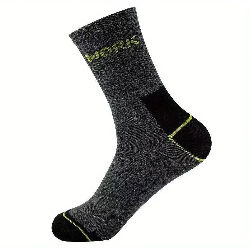 Polyester Elastane Crew Socks For Men
