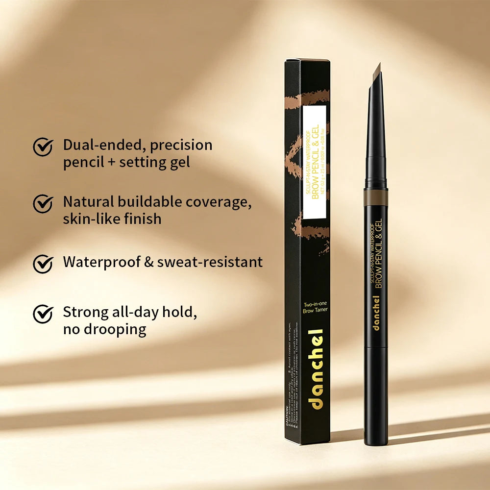 Waterproof Eyebrow Pencil and Sculpting Gel - 3