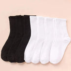Polyester Spandex Casual Middle Tube Socks