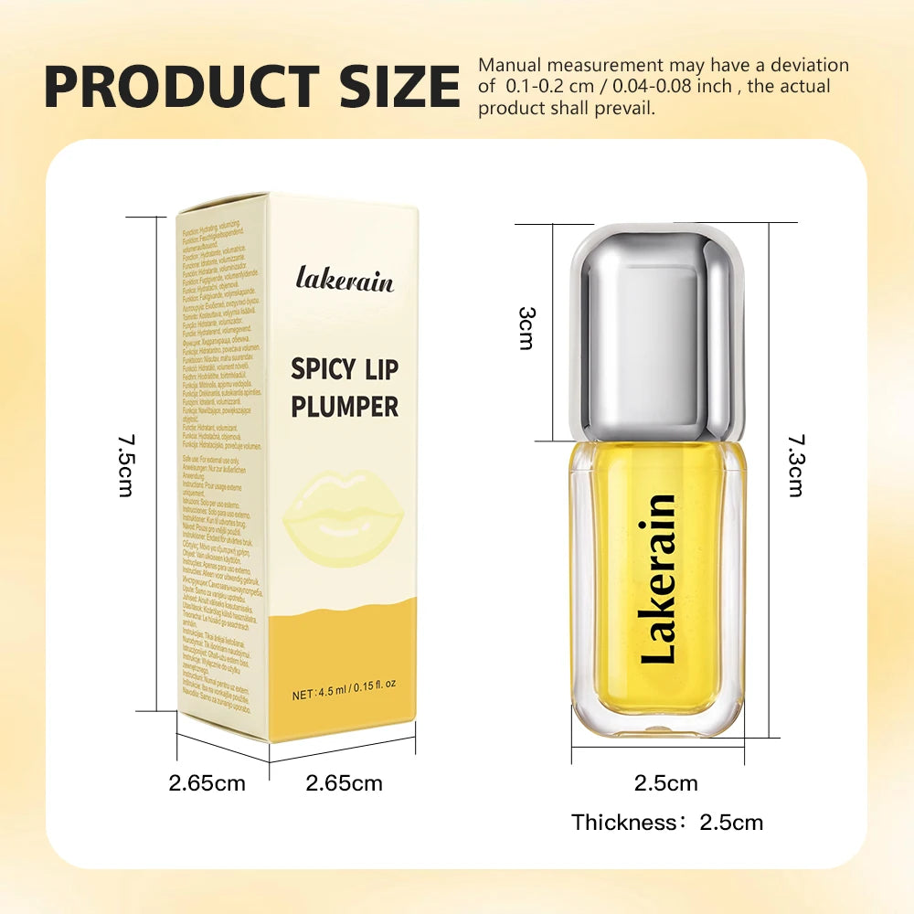 Spicy Lip Plumping Serum Gloss Hydrating Volumizer - 15