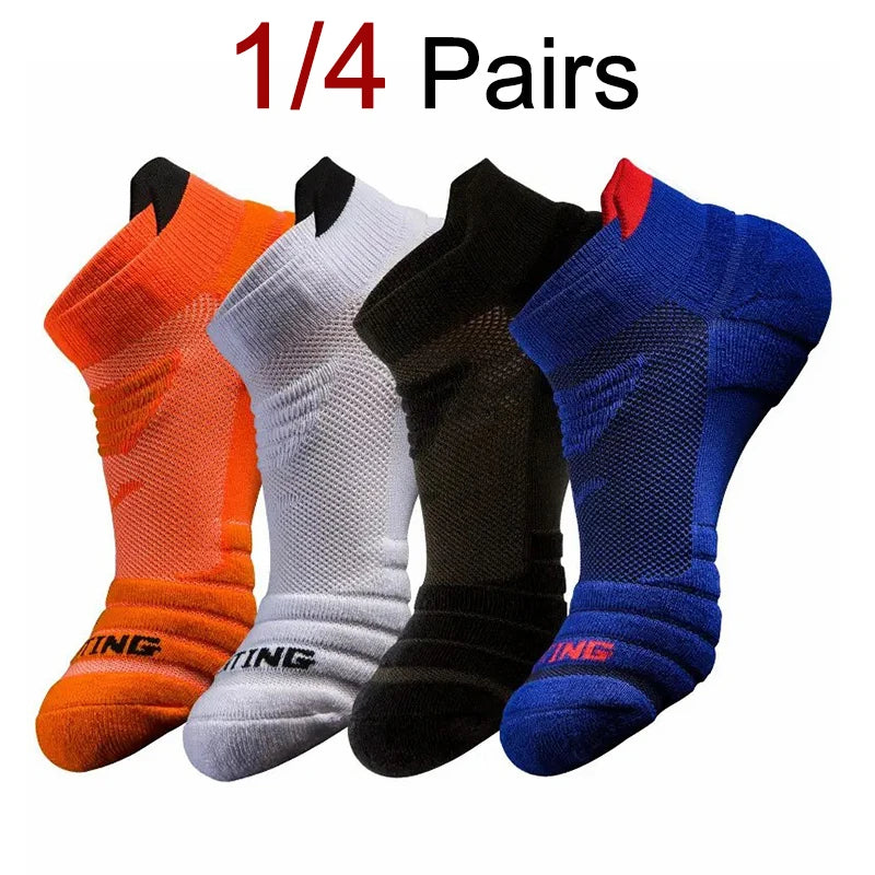 Men Cotton Blend Athletic Sports Socks