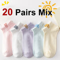Women Cartoon Knitted Low Tube Casual Socks