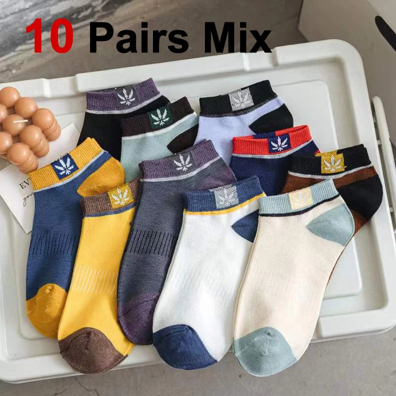 Cotton Blend Low Cut Casual Ankle Socks