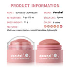 Cream Blush Makeup Pigmented Smooth Blendable Face Color
