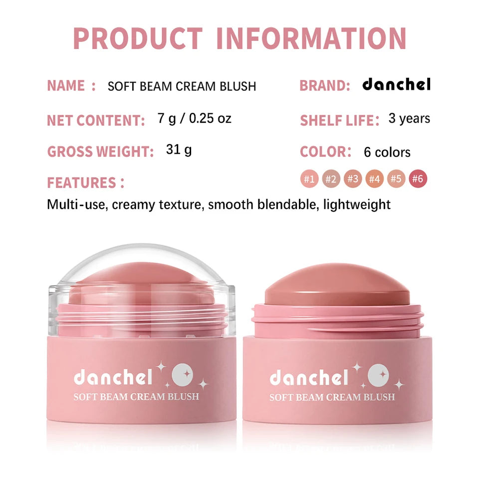 Cream Blush Makeup Pigmented Smooth Blendable Face Color