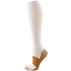 Nylon Spandex Elastic Compression Socks High Tube