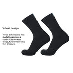 Polyester Elastane Cycling Socks Knee High Breathable Sports Gear