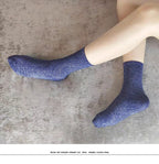 Metallic Knit Women Casual Socks