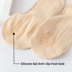 Nylon Elastane Invisible Low Cut Non Slip Liner Socks