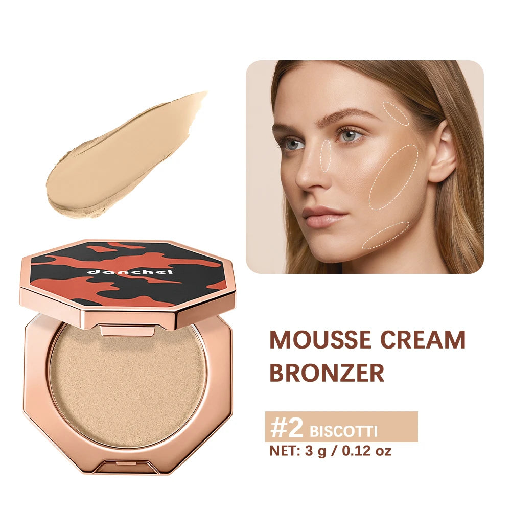 Cream Mousse Bronzer Matte Face Sculpting Makeup - 24