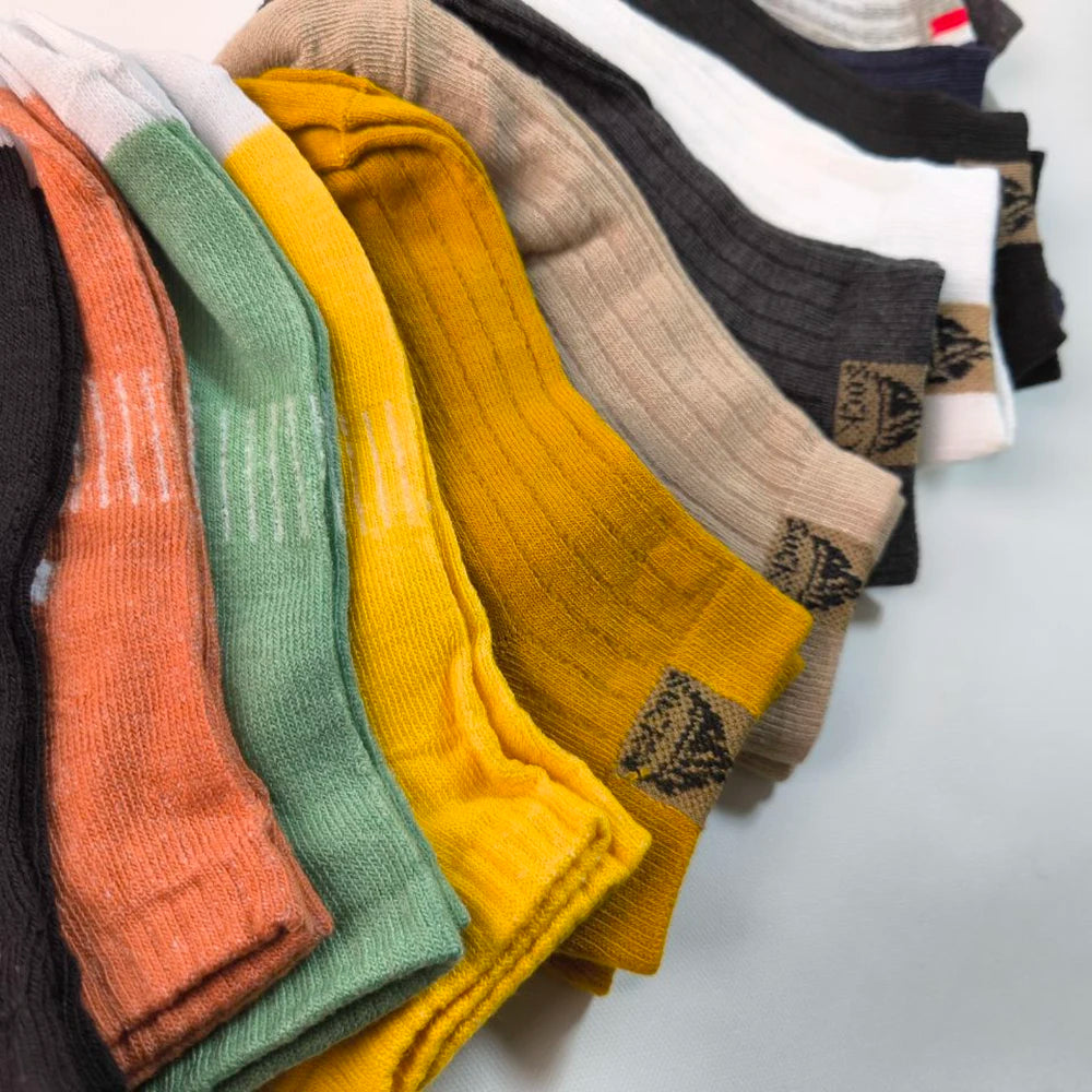 Polyester Spandex Ankle Socks Breathable Sports Casual Footwear