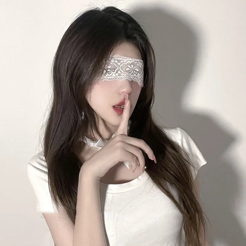 Nylon Lace Eye Mask for Costume Parties - 1
