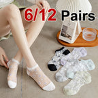 Polyester Elastane Low Cut Breathable Summer Socks