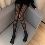 Geometric Pattern Nylon Lace Pantyhose Tights