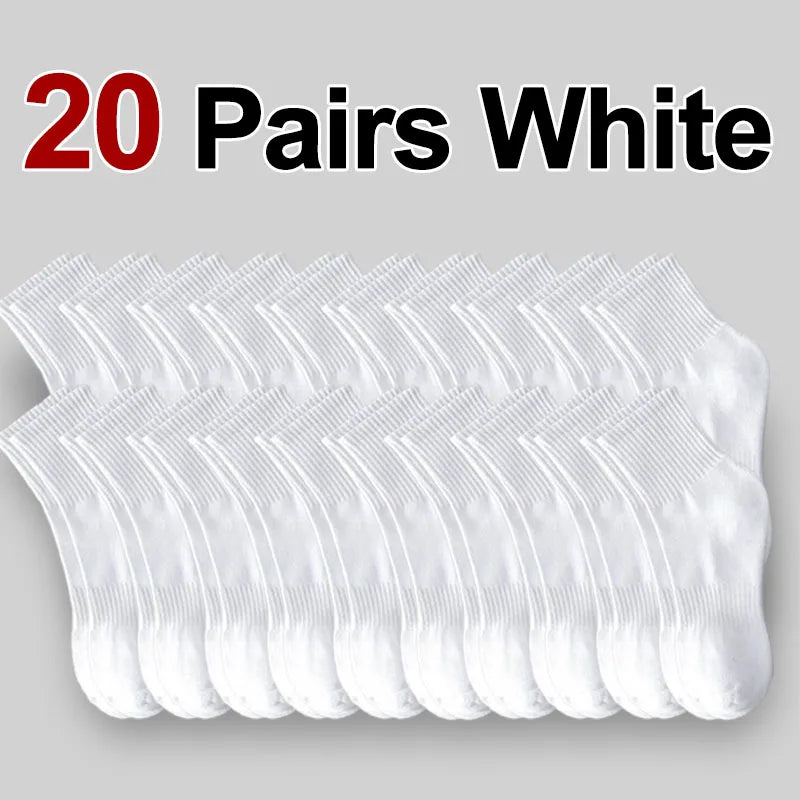 Polyester Blend Mid Calf Crew Socks Multipack - 19