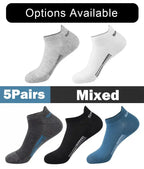 Polyester Elastane Low Cut Casual Mens Socks