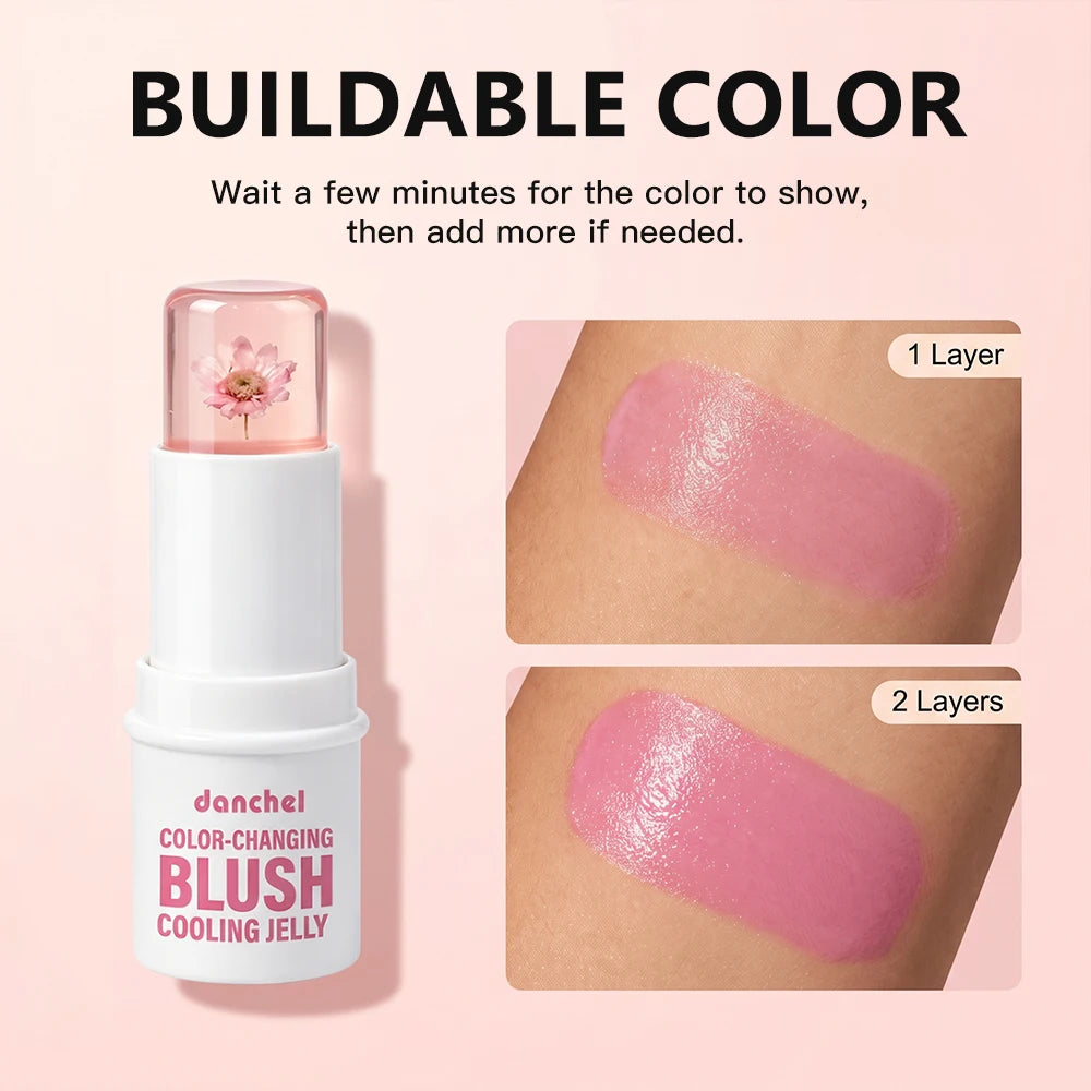 Color Changing Jelly Blush Stick For Lips And Cheeks - 6