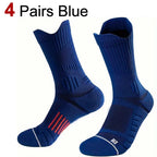 Nylon Spandex Crew Sports Socks for Men