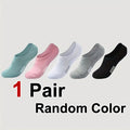 Polyester Spandex Low Cut Invisible Women Casual Socks