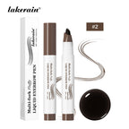 Liquid Eyebrow Pencil Multi Prong Brush Waterproof Makeup Pen