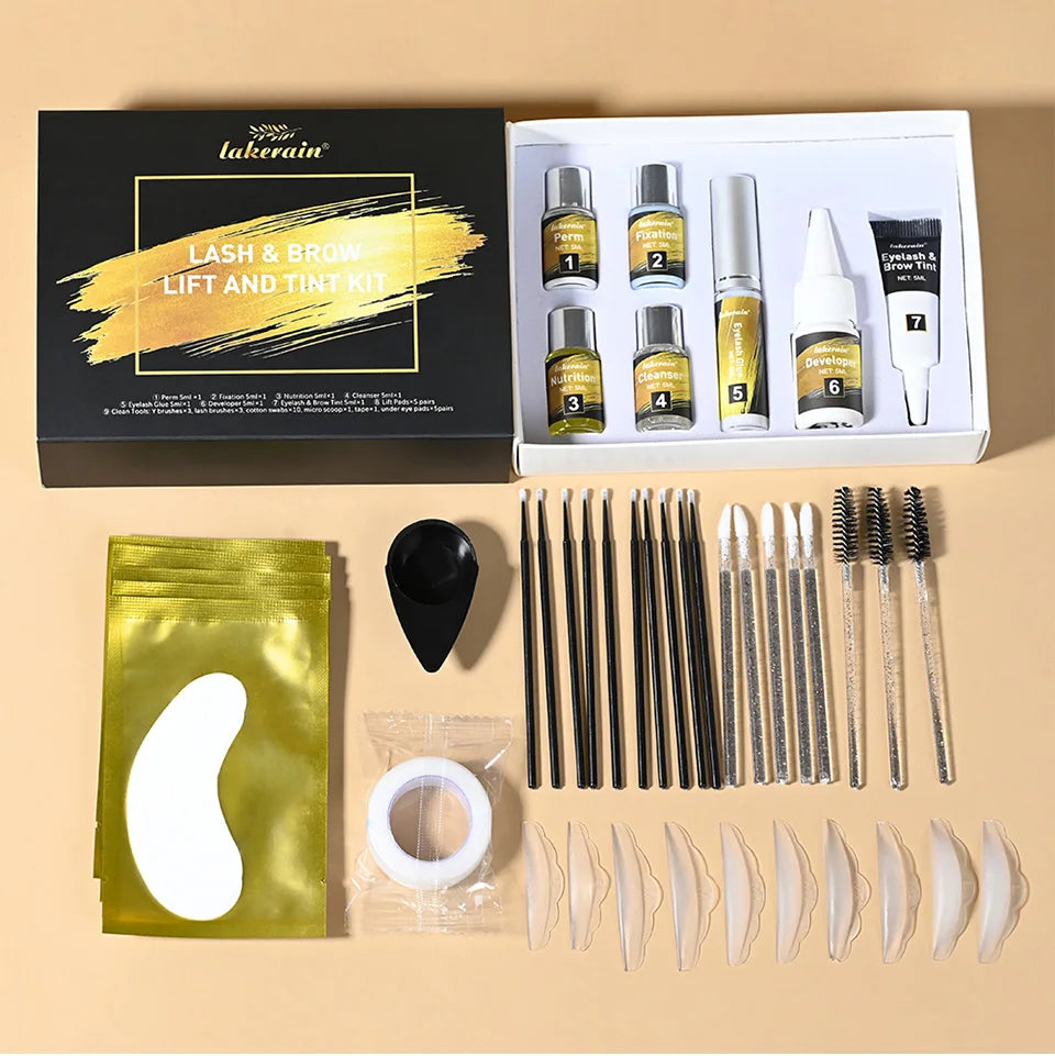 Professional Eyelash and Eyebrow Lifting and Tinting Kit - 16