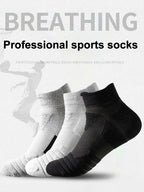 Polyester Elastane Ankle Athletic Sports Socks