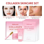 Collagen Skincare Set Deep Nourishment Face Cream and Mask